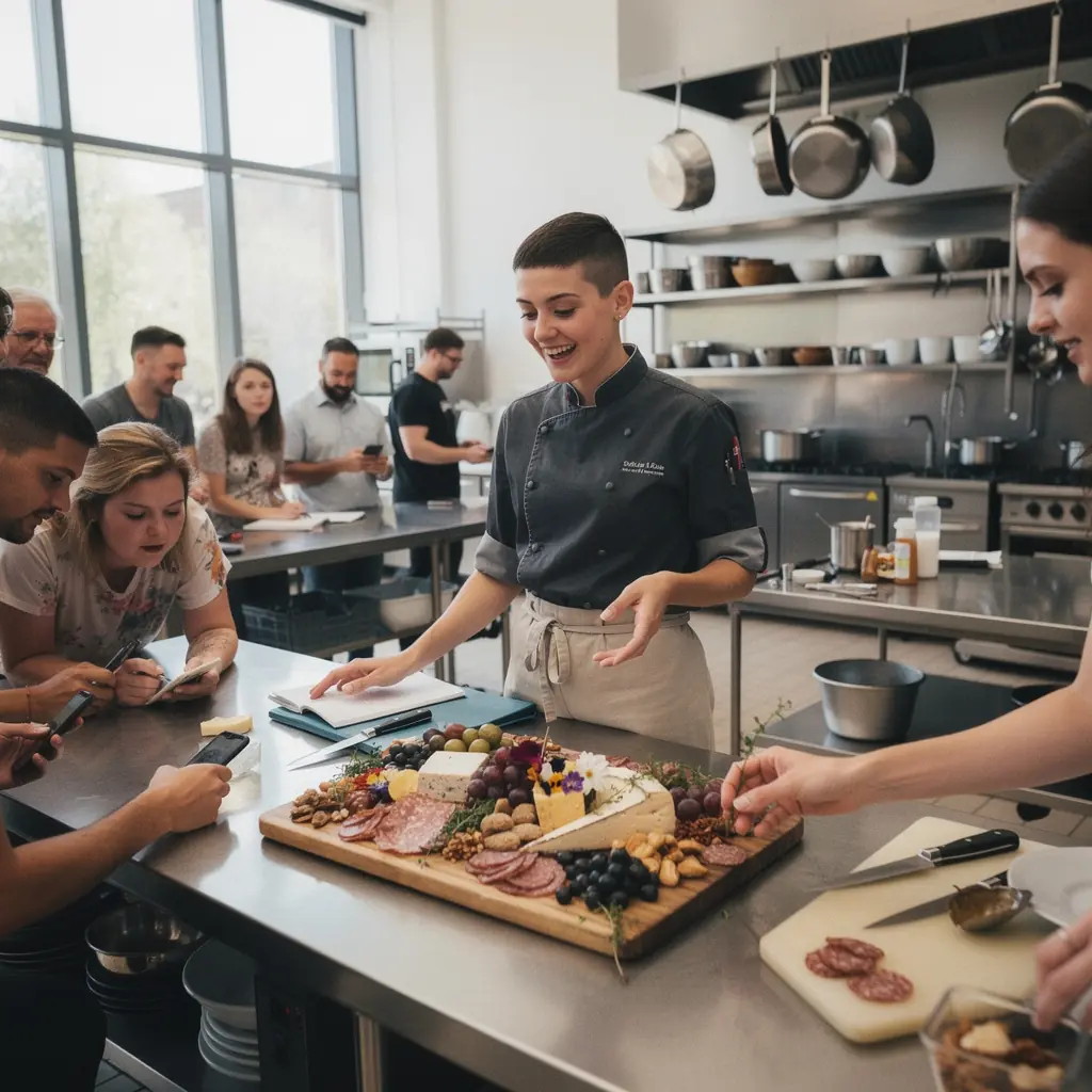 Verschiedene Fleischsorten und deren Zubereitungsarten auf einem Infografik-Diagramm.